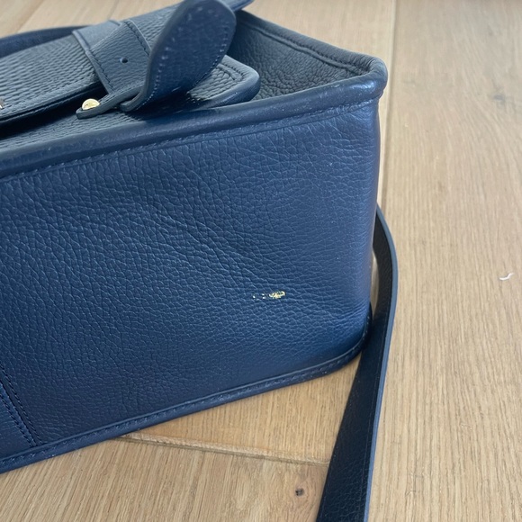 Gigi New York gorgeous blue satchel with very minor wear - Picture 4 of 5